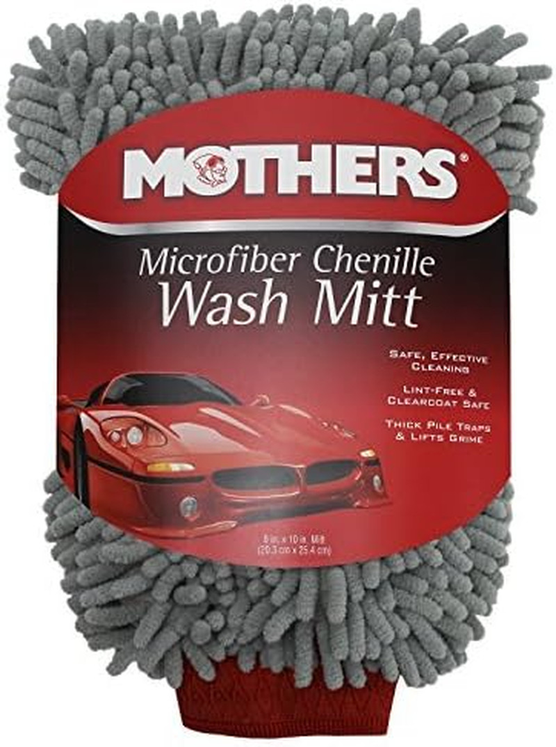 968801 Premium Chenille Car Wash Mitt – Scratch & Lint Free