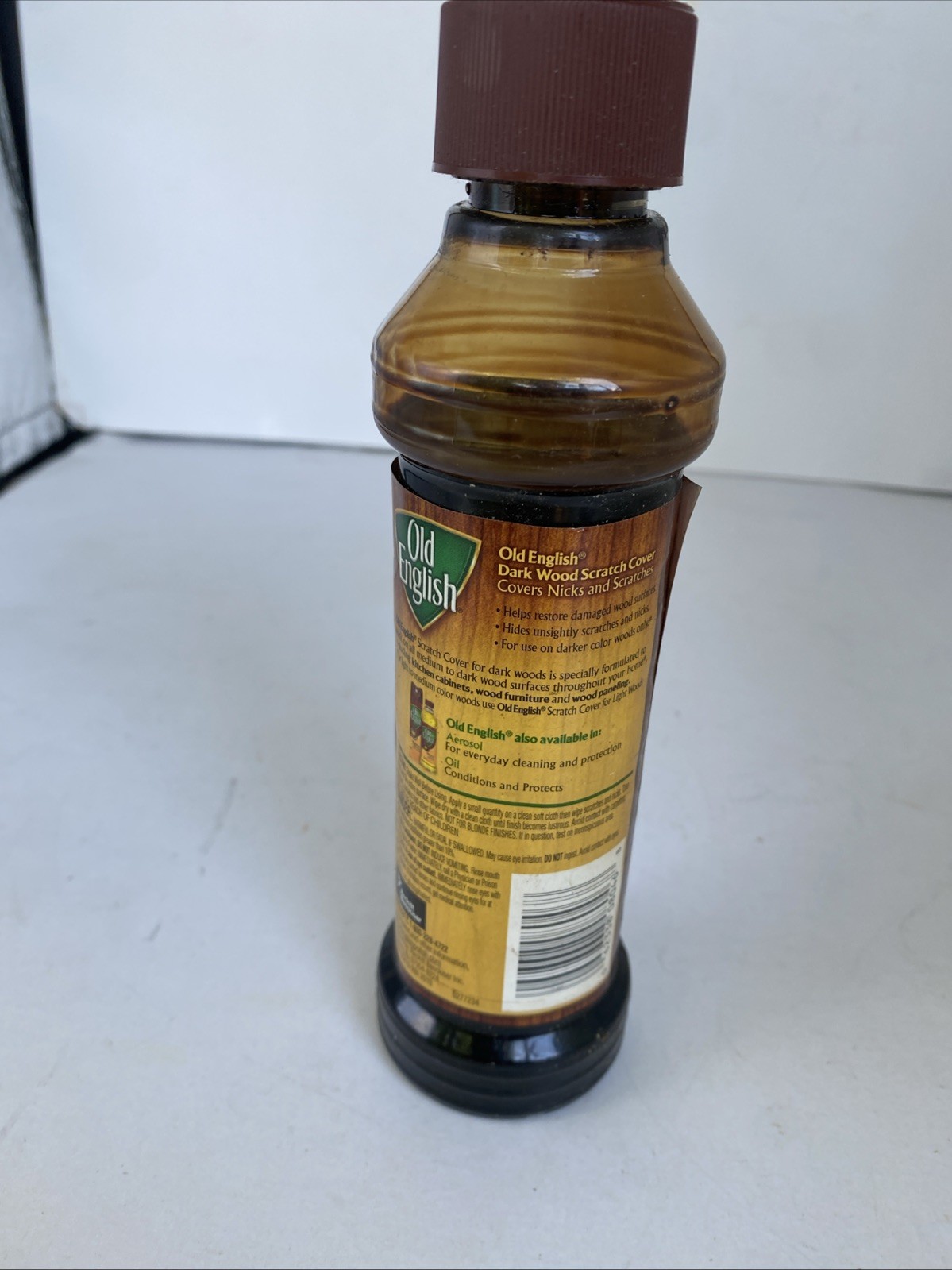 Old English Furniture Polish DARK WOODS Scratch Cover VINTAGE 90% Full
