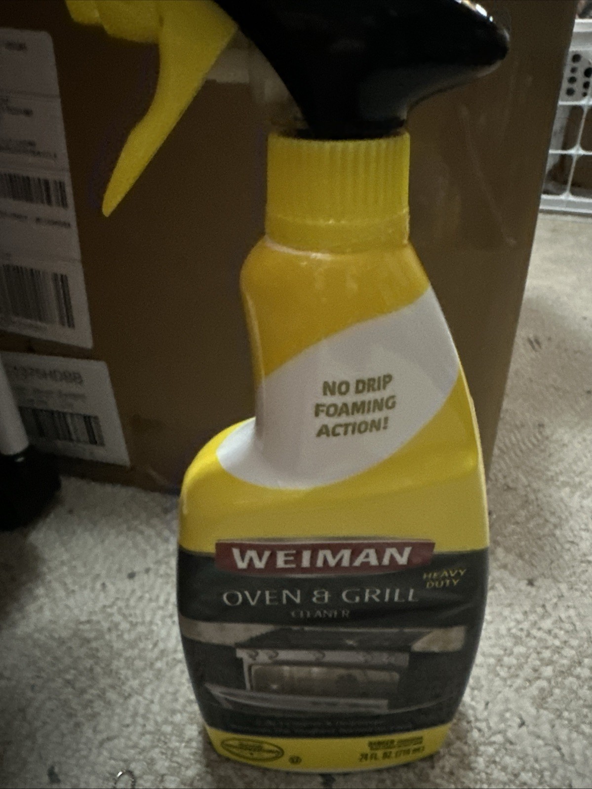 Weiman HEAVY DUTY OVEN GRILL CLEANER & DEGREASER No Drip Foaming Action 24oz