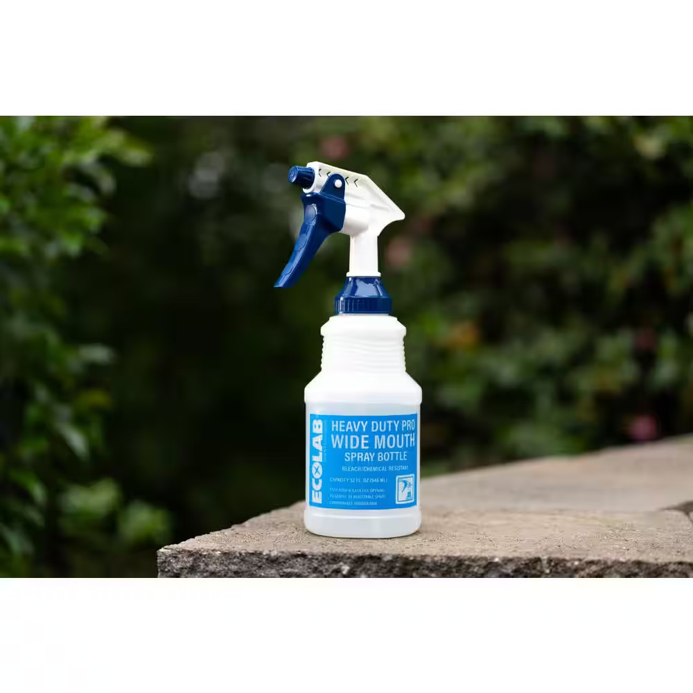 35 oz. Heavy-Duty Pro Wide Mouth Bleach Resistant Spray Bottle (6-Pack)
