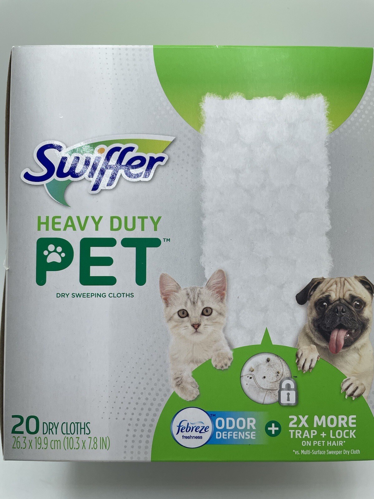 New Swiffer Heavy Duty PET Dry Sweeping Mopping Pads 20 Refill Febreze Fresh
