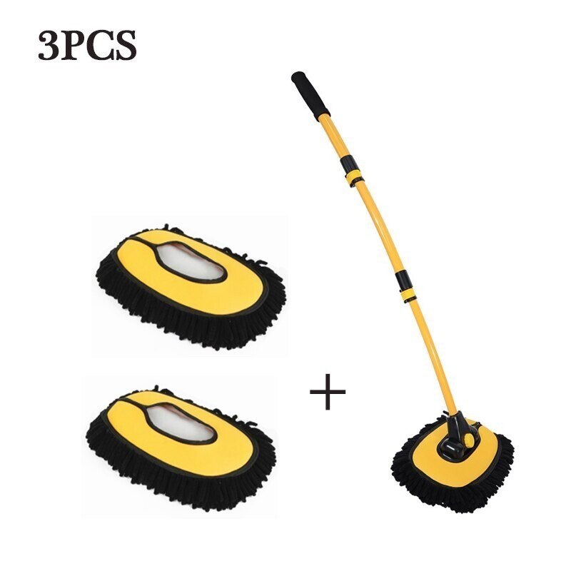 2022 New Car Cleaning Brush Car Wash Brush Telescoping Long Handle Cleaning Mop.