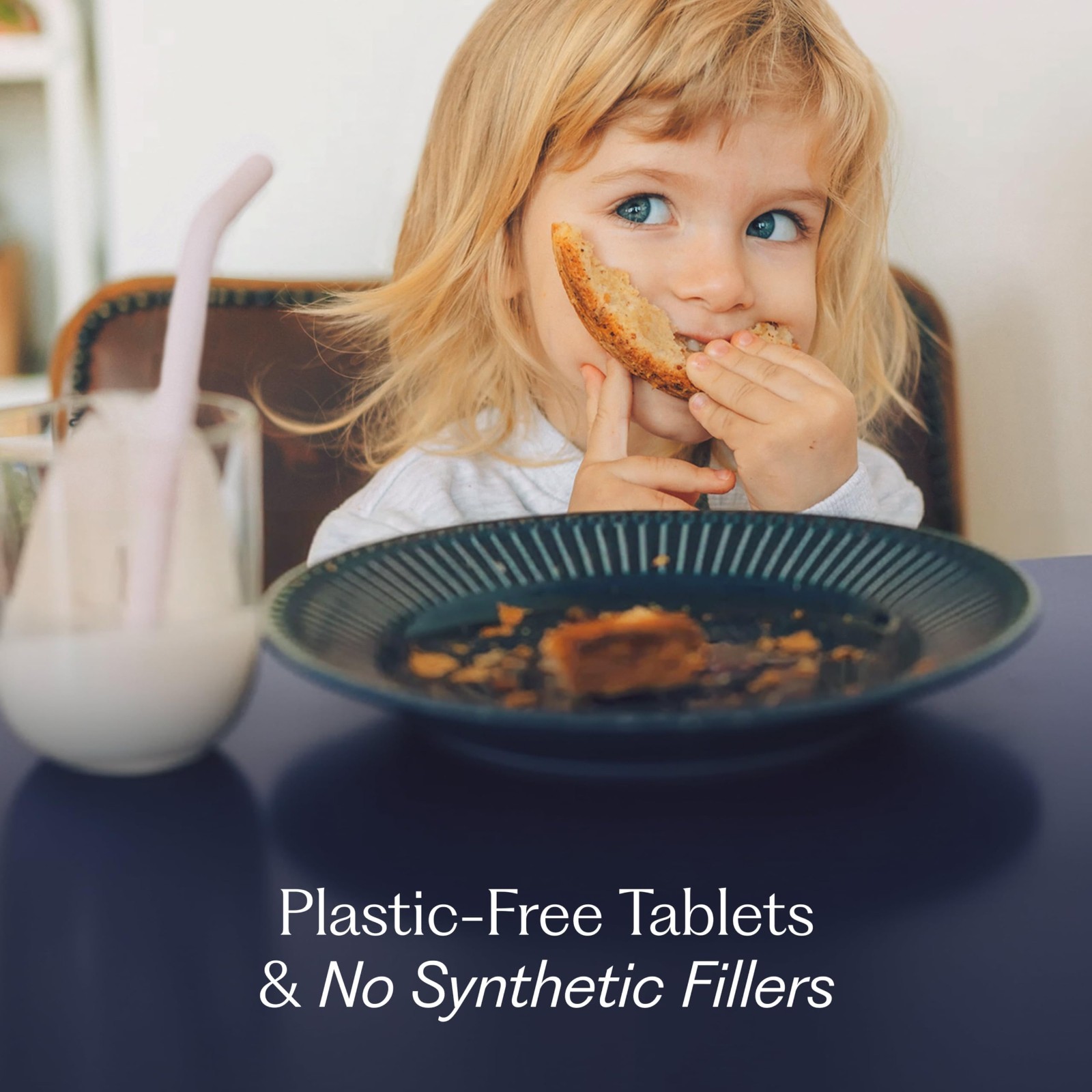 Eco-Friendly Dishwasher Tablets – 60 Count | Plastic-Free, Fragrance-Free, Safe