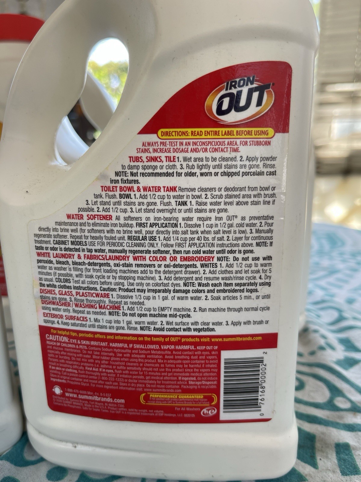 IronOut (4.75lb) Rust Remover Heavy-Duty Stain Cleaner for Laundry Toilets