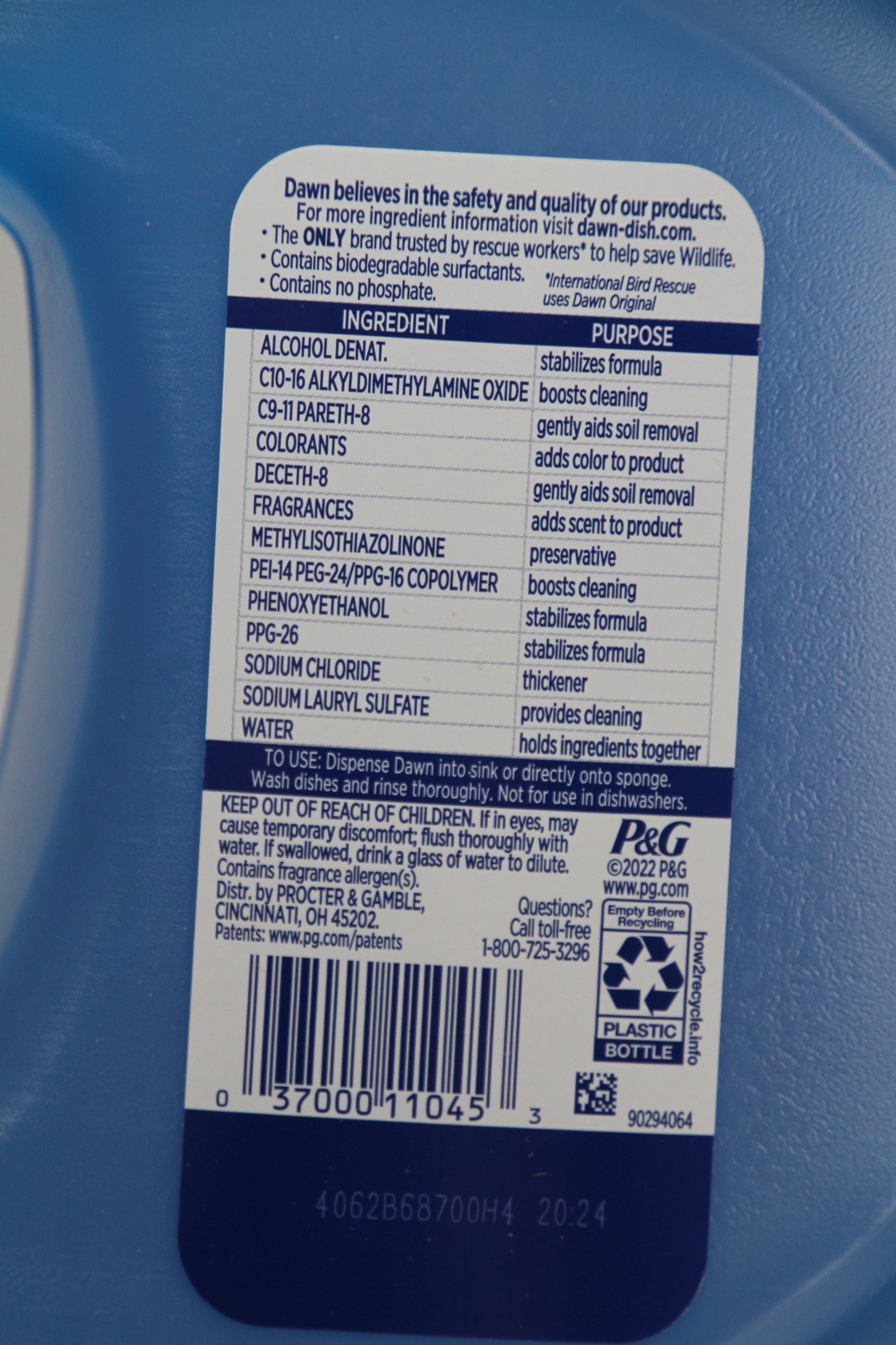Dawn Ultra Dishwashing Liquid 56 Fl Oz Pack of 2 Original Scent Grease Power