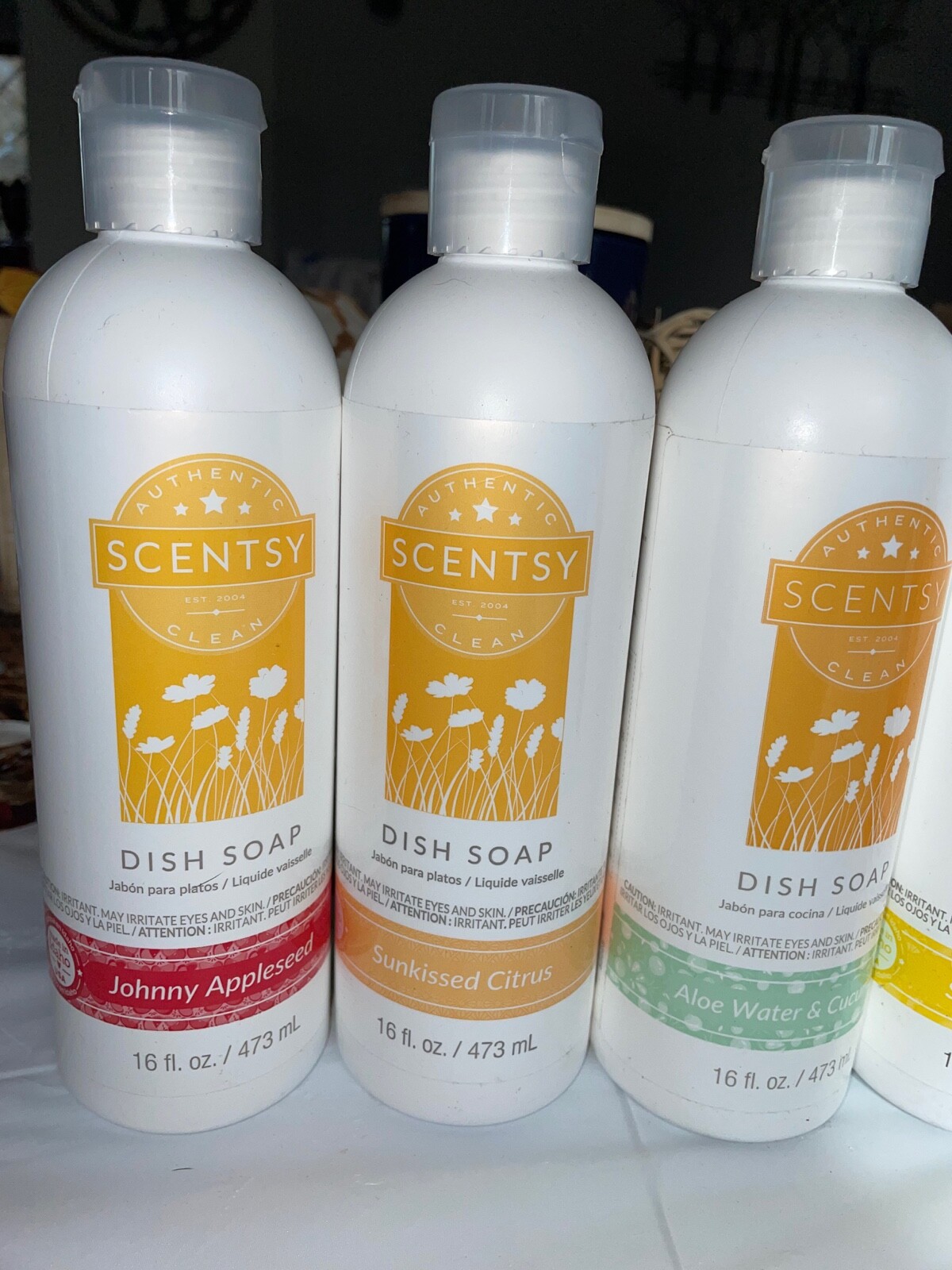 Scentsy DISH SOAP ~ Clean Smell ~ Full Sz Scented VerySnowy Spruce Citrus Grotto