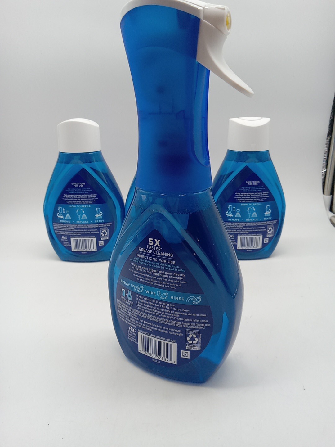 DWAN Ultra PLATINUM POWERWASH Dish Spray 16 OZ Starter Kit+ 3 Refills. .. 127