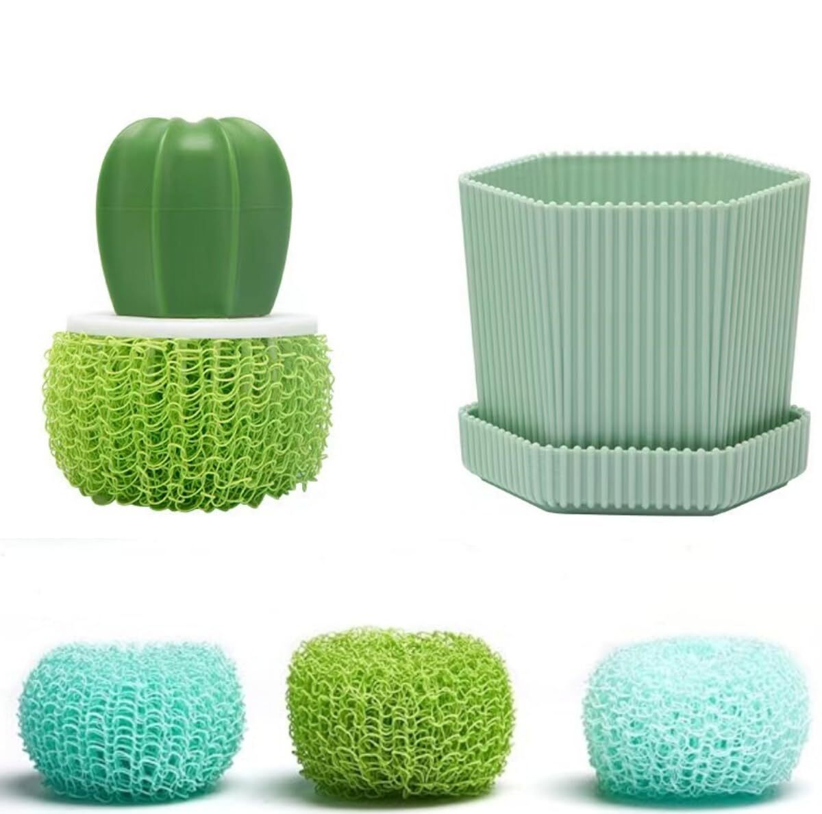 Dish And Pot Cleaning Brush With Holder Kitchen Cleaner Dish Scrub Brushes Dishe