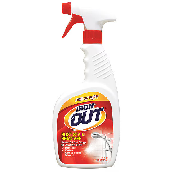 Iron Out Rust Remover,24 oz,Spray Bottle,PK6 LI0624PN Iron Out LI0624PN