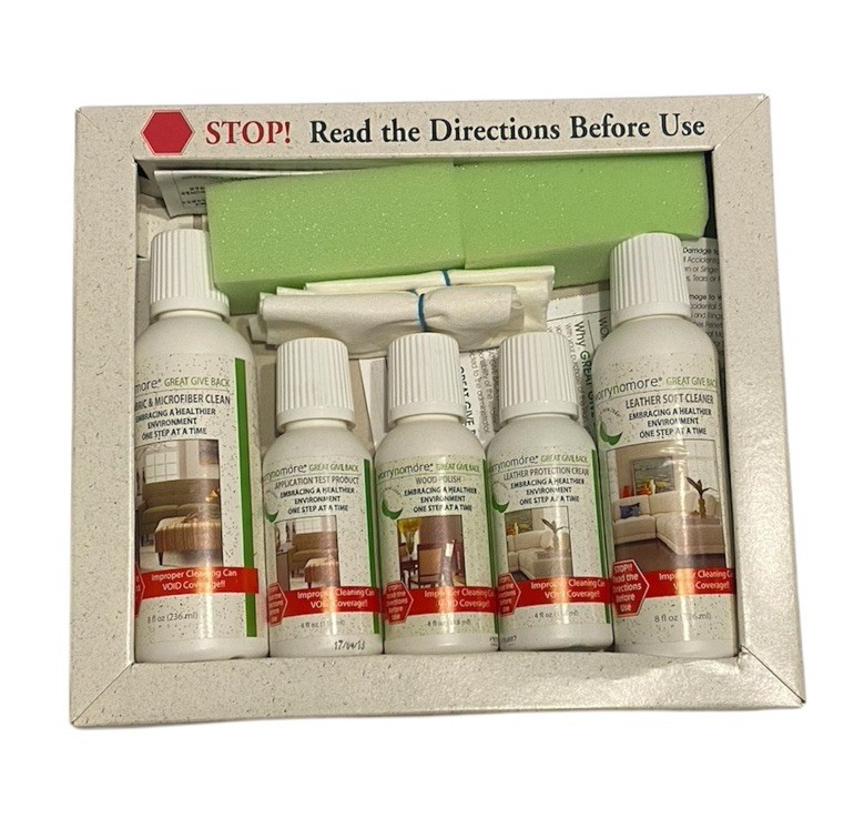 NEW WORRYNOMORE Furniture Cleaning & Protection Kit Microfiber Leather Wood