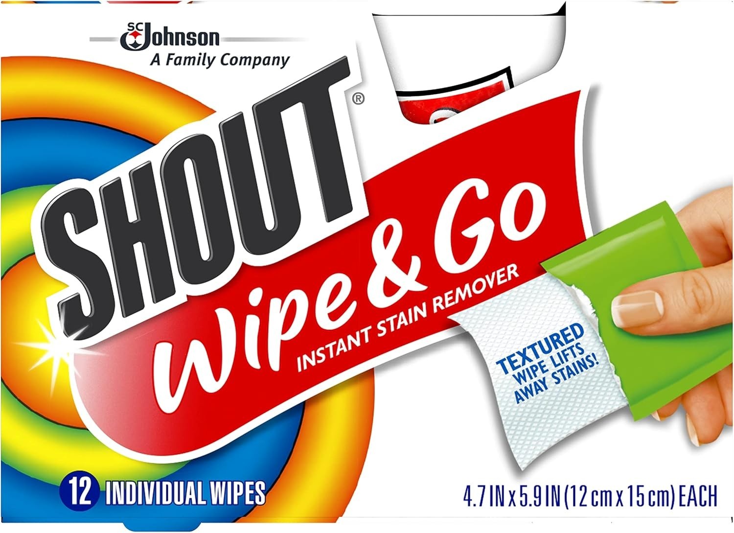 Portable Stain Removing Wipes – Dye-Free & Fragrance-Free, Perfect for Travel