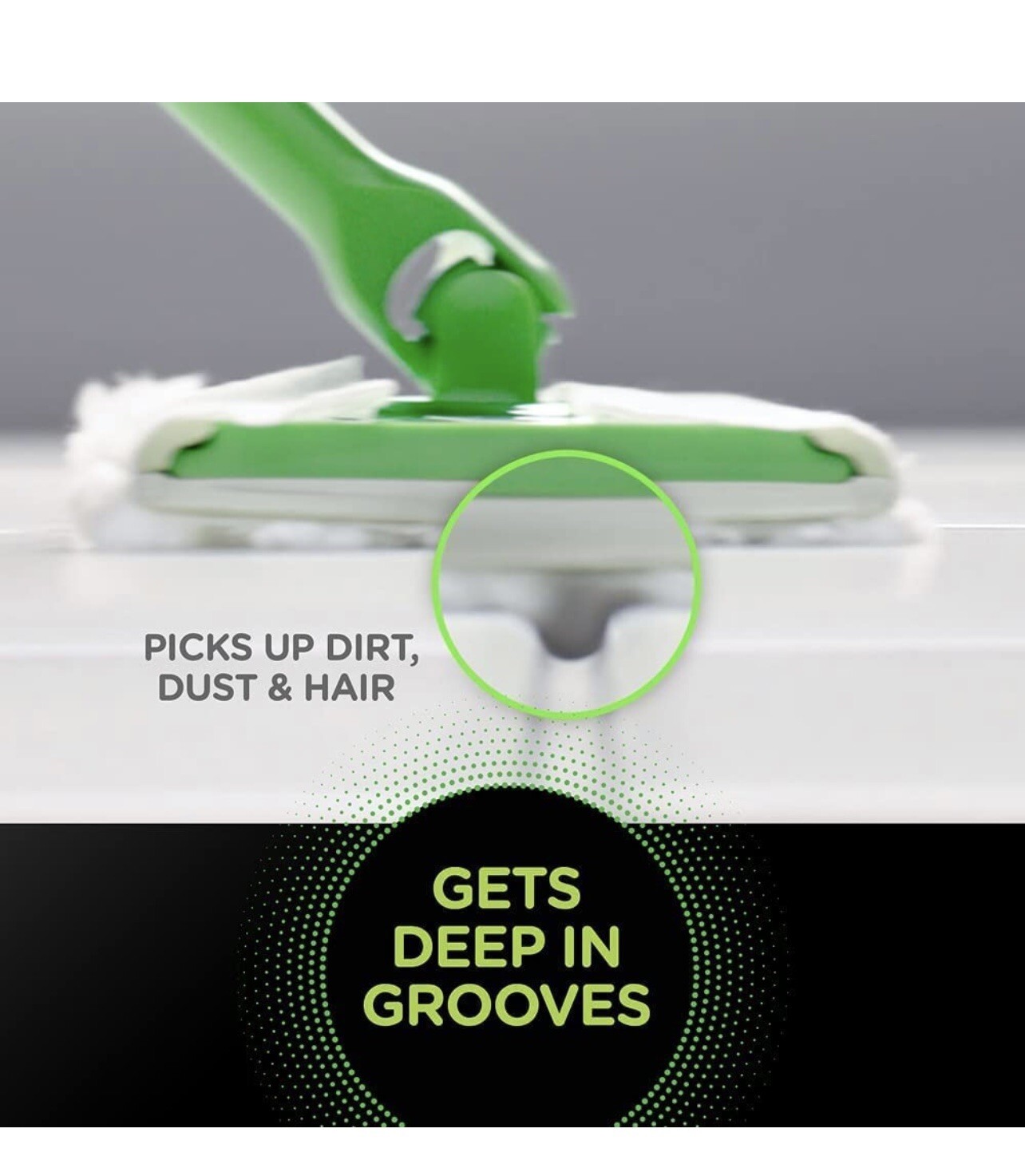 Swiffer Sweeper 5.4 in. Dry Sweeping Cloths Microfiber Dust Mop Refill 52 pack