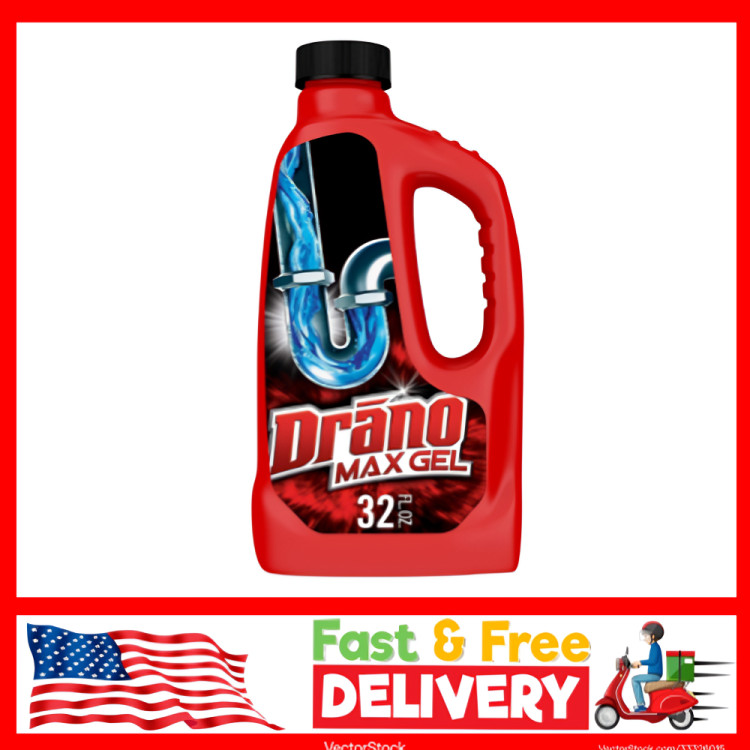 Drano Max Gel Drain Clog Remover and Cleaner for Shower or Sink Drains