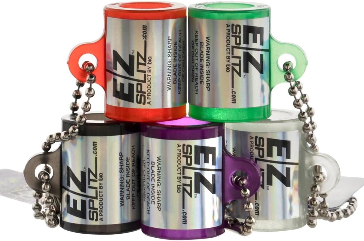 EZ SPLITZ Cigarillo Splitters – Small, Portable with Keychain, Makes a Precis…