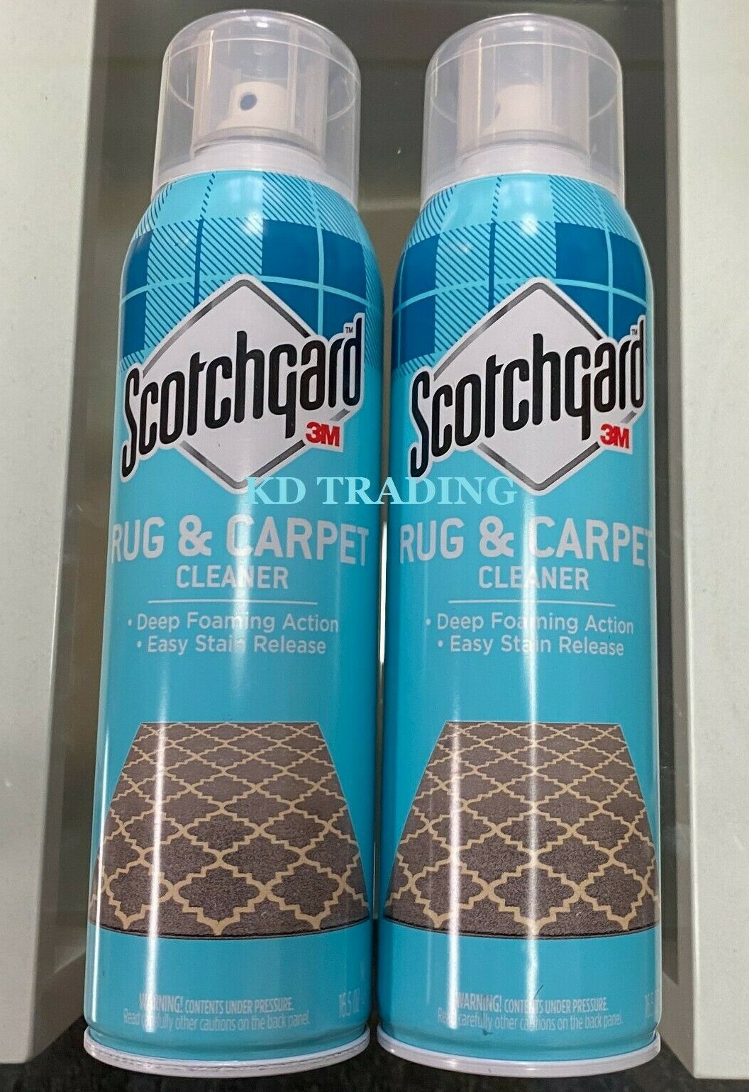 (2-Pk) 3M Scotchgard FABRIC RUG CARPET Deep Foaming Easy Release STAIN CLEANER