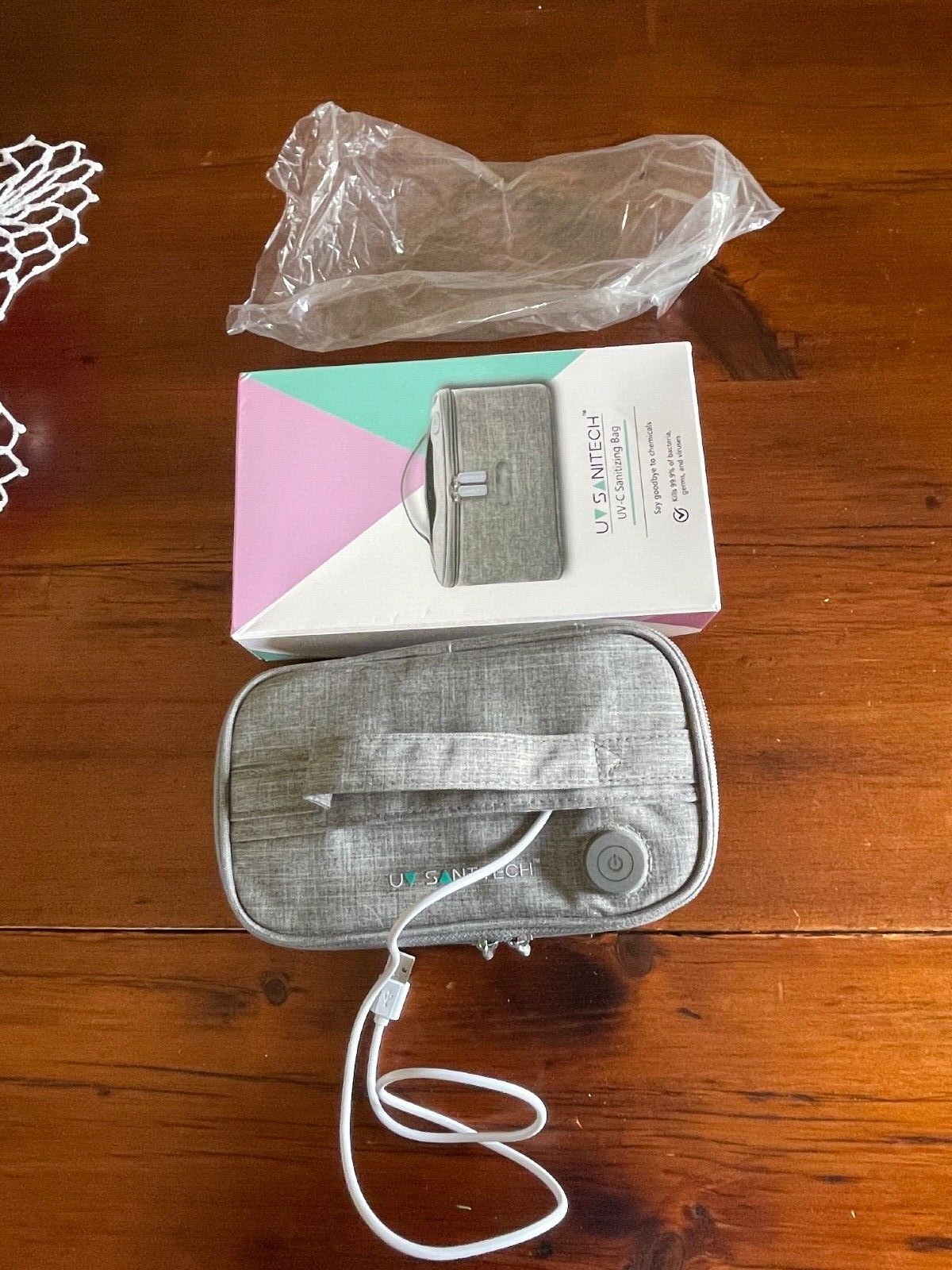 UV Sanitech UV-C Sanitizing Bag-Sanitize Your Personal Items-Phone/Keys & More
