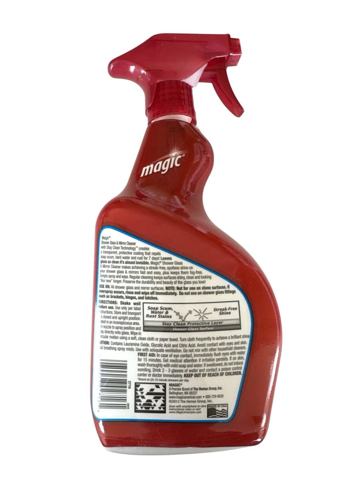 Magic Shower Glass & Mirror Cleaner Trigger 28 Fl Oz New