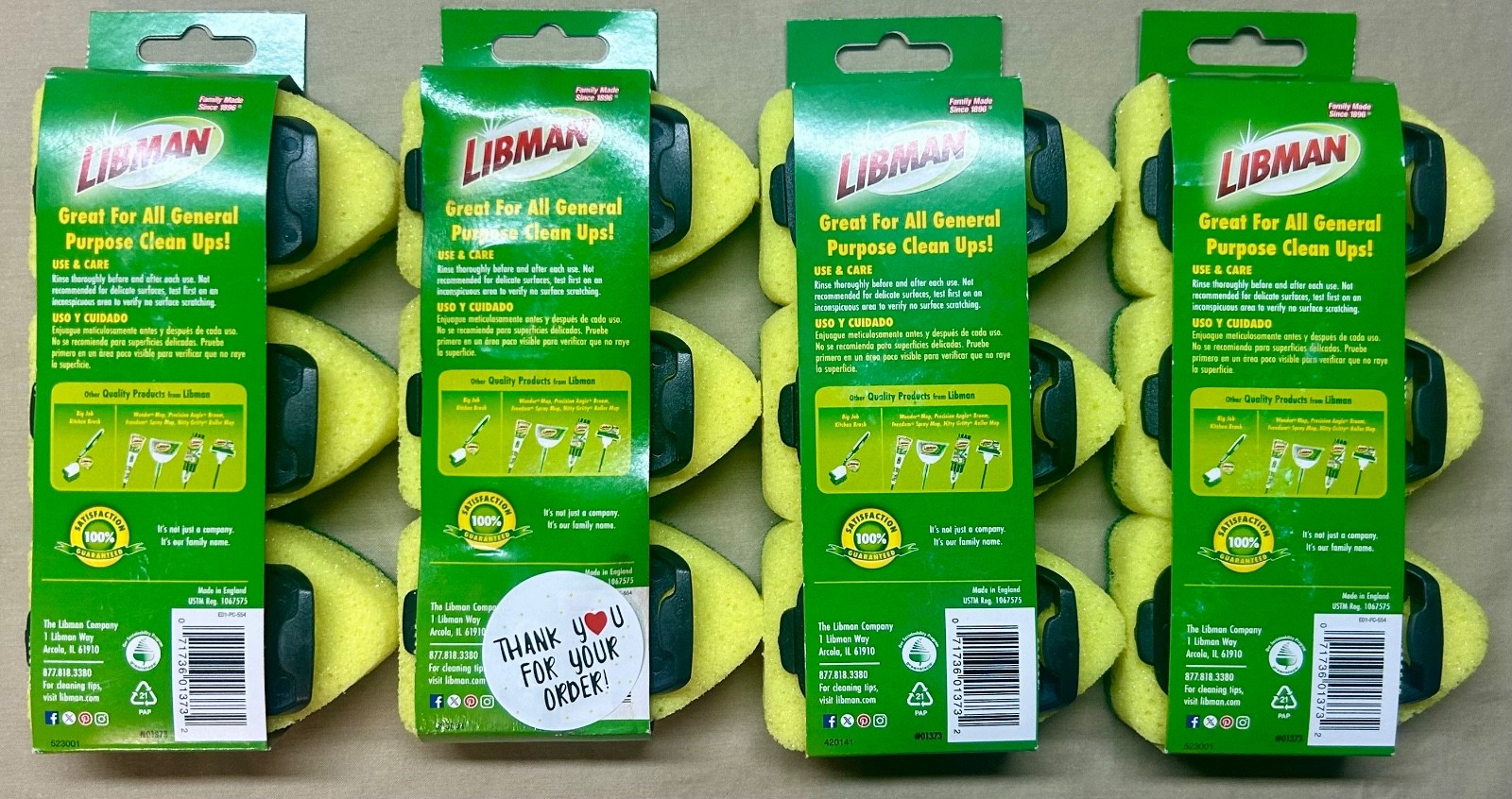 Libman Dishmatic Dish Wand Refills – 12 REFILLS TOTAL