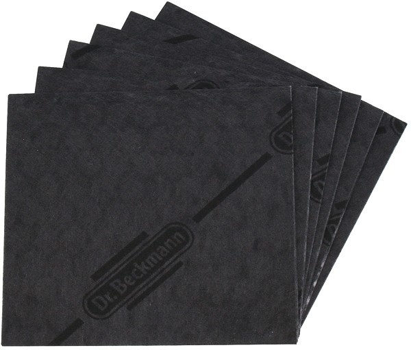 5x Dr. Beckmann Colour & Fibre Refresh, Color Wipes Intensive Black 3in1, 6 pcs
