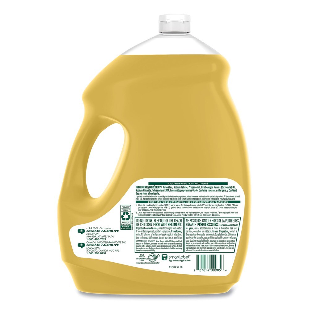 Murphy Oil Soap 61035074 145 oz. Bottle Oil Soap – Citronella Oil Scent 4/CT New