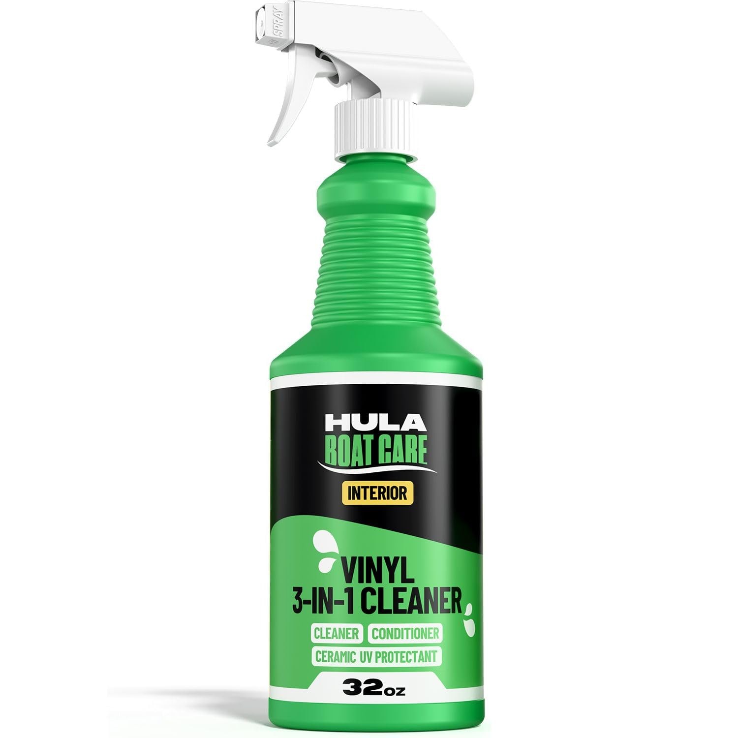 Boat Vinyl Cleaner Conditioner UV Protectant Hula 3-in-1 32oz Marine Interior