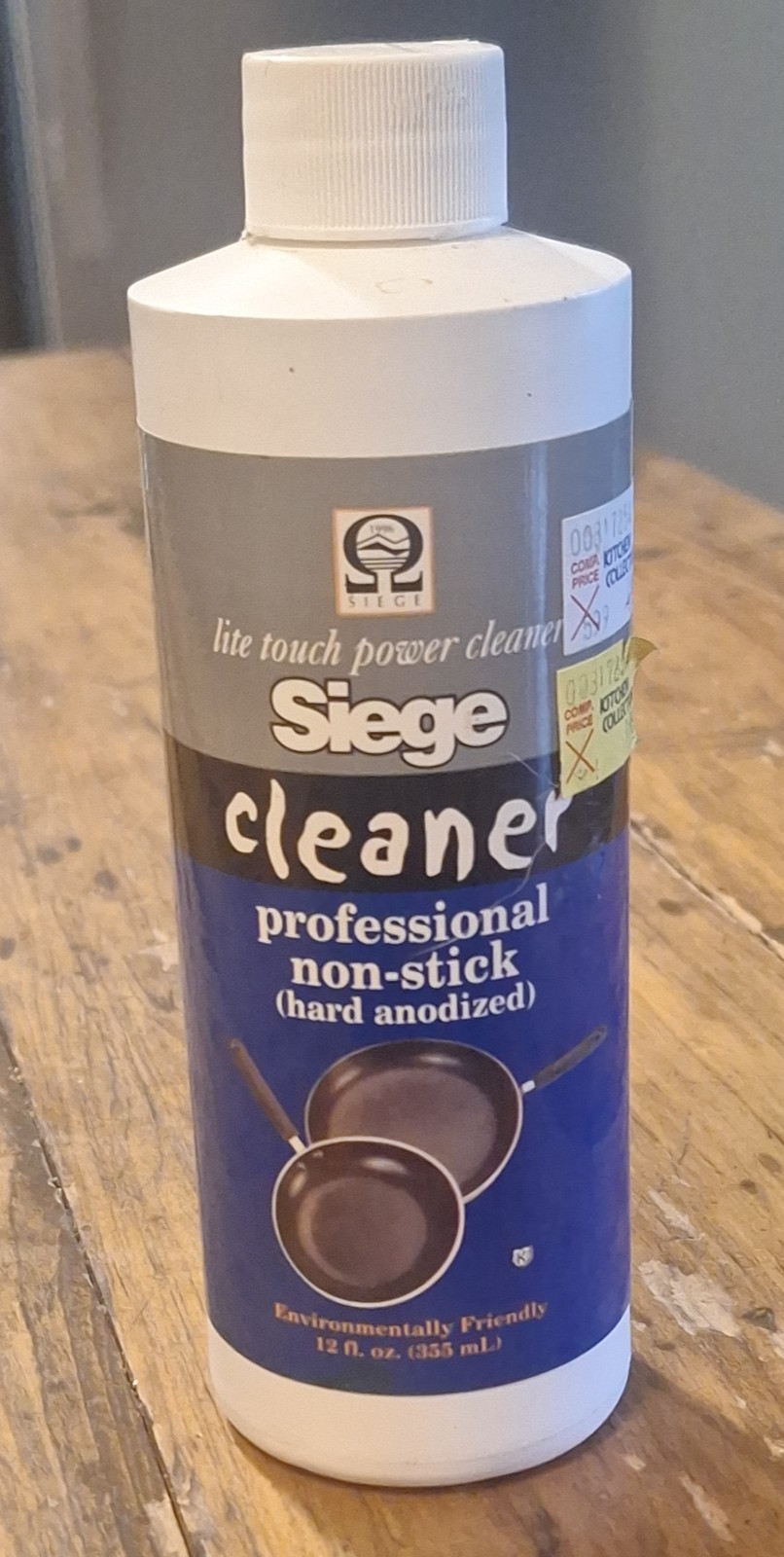 Siege 12 Oz Earth Friendly Professional NonStick Hard Anodized Cookware Cleaner