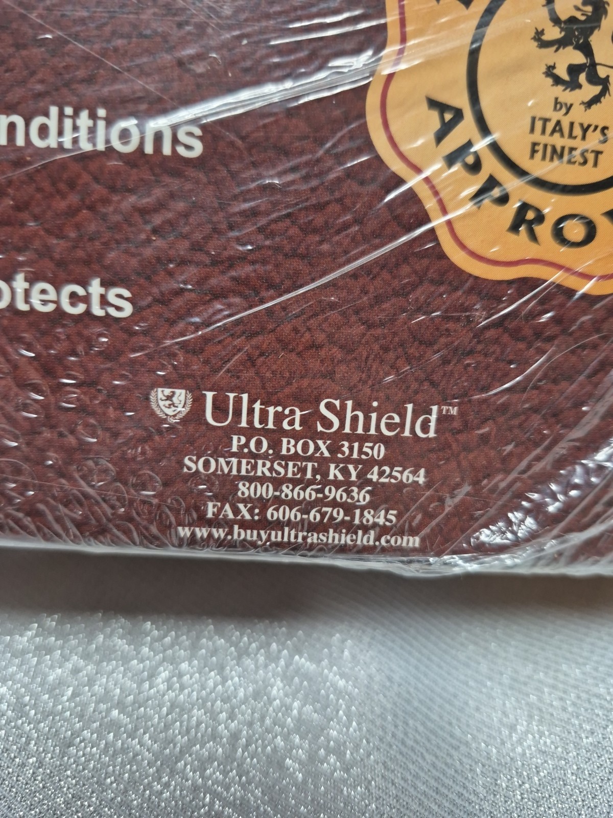 5 Piece Ultra Shield Leather Care Kit Cleaner & Conditioner NEW Sealed In Box