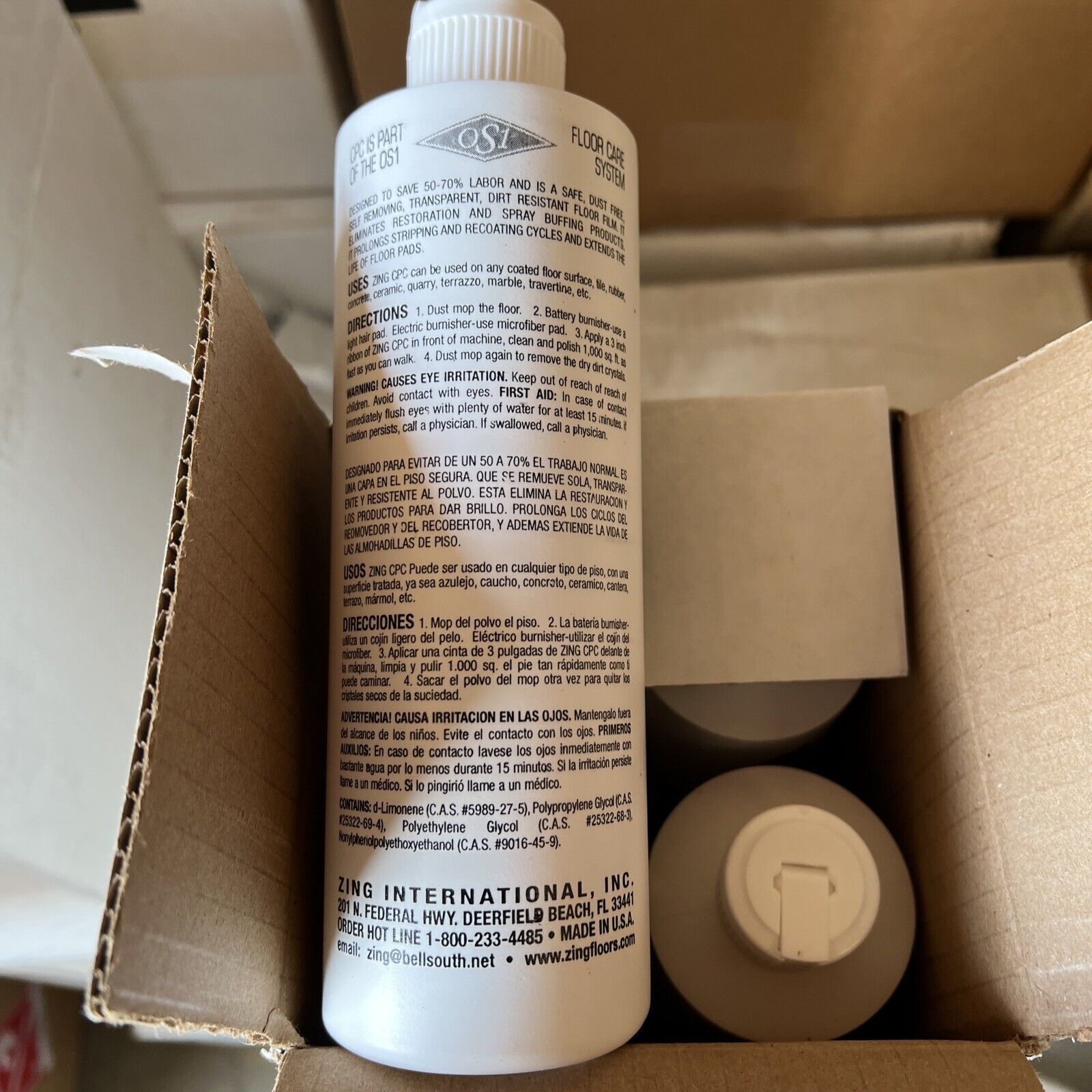 Zing CPC The Original Cleaning & Polishing Compound For Floors 16 FL OZ