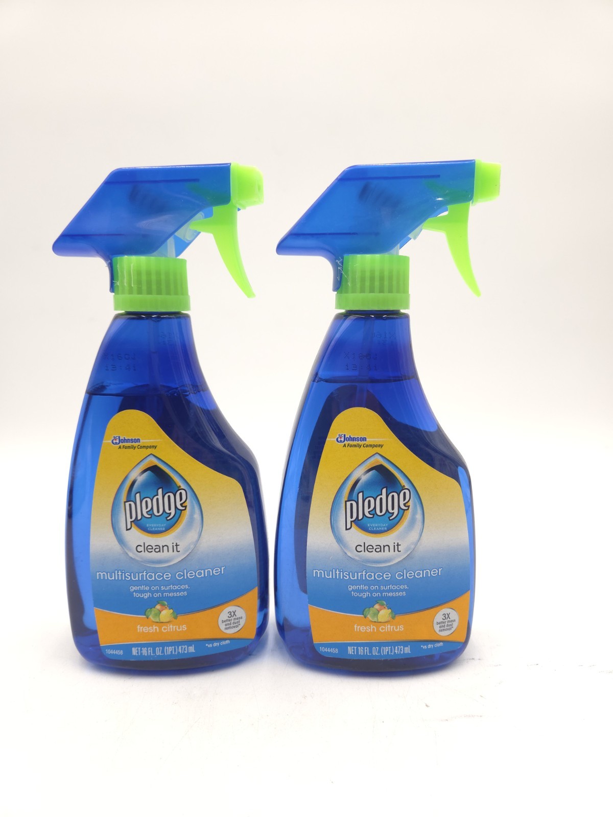 New Lot Of 2 Pledge Multi-Surface Clean It Fresh Citrus 16 Oz Bottles SC Johnson