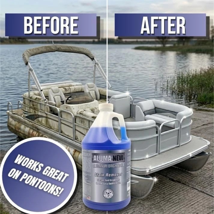 Restorative Aluminum Cleaner – 128 FL Oz Stain Remover for Trailers & Machinery