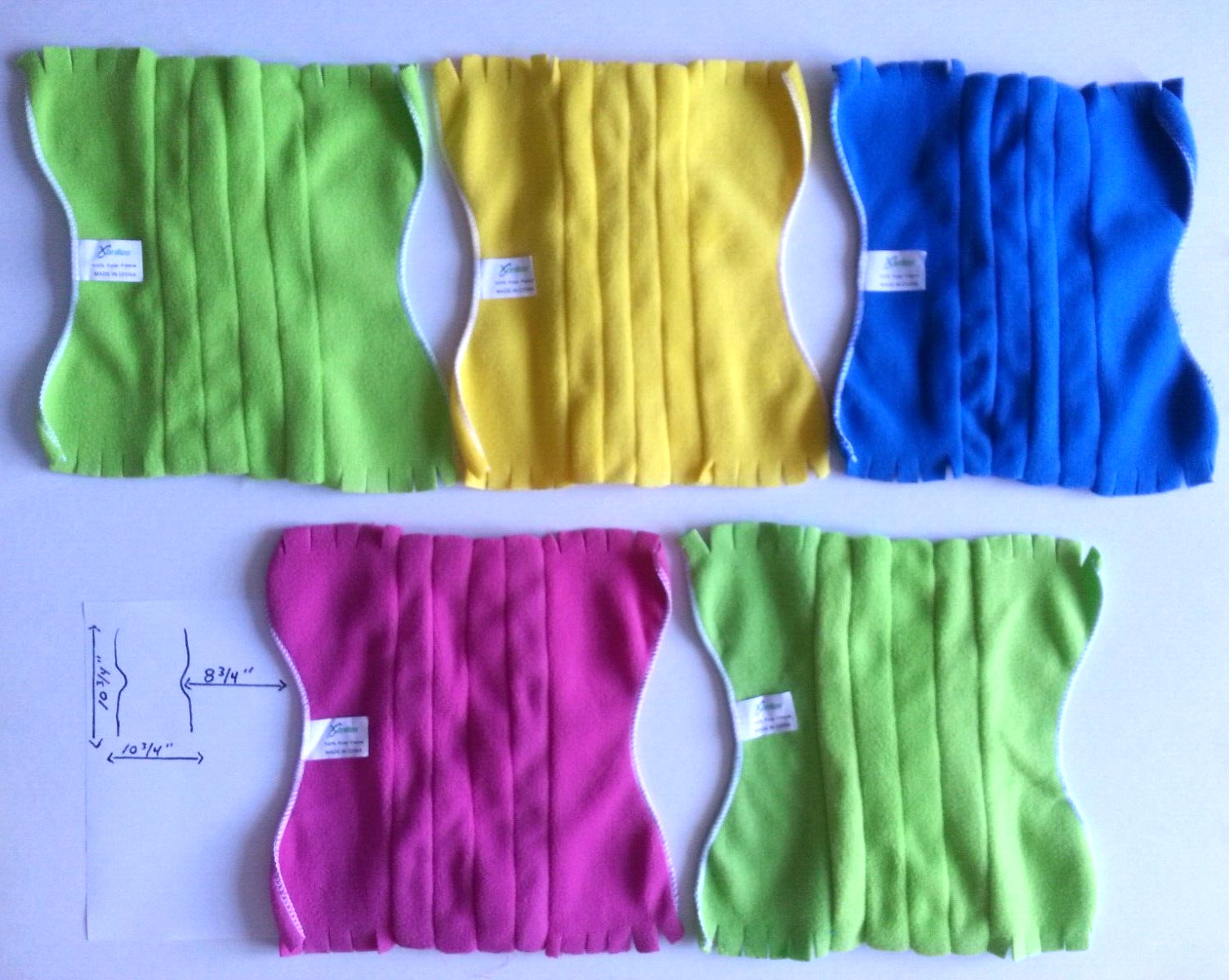 Lot of 5 Xanitize 10.75×10.75×8.75 Swiffer Dry Dusting Mop Pad Replacements New