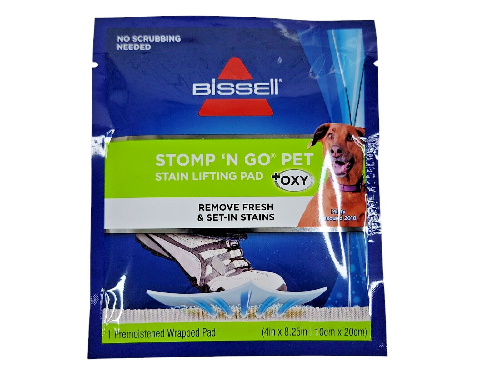 5 Pack Bissell Stomp n Go Pet Stain Lifting Pad OXY NEW SEALED Discontinued