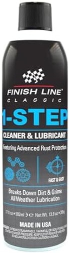 Finish Line 1-Step Bike Chain Cleaner and Lubricant – Cleans, Lubricates & Pr…