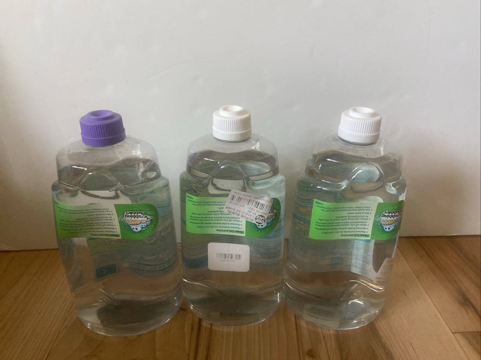 3 NEW Scrubbing Bubbles Shower Automatic Refill With Glade Refreshing Spa 34 Oz