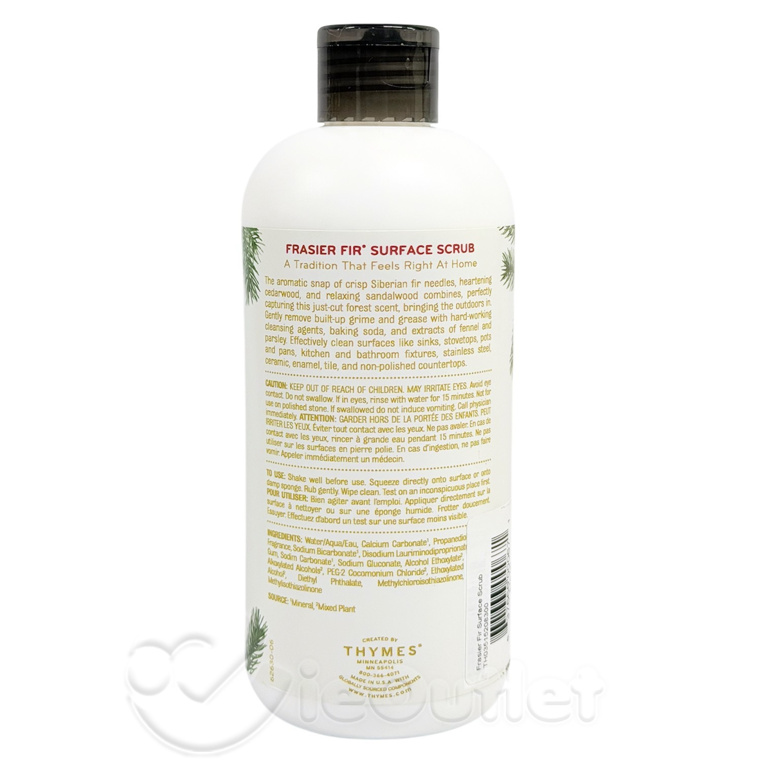 New THYMES Surface Scrub Multipurpose Surface Cleaner w/ Baking Soda FRASIER FIR