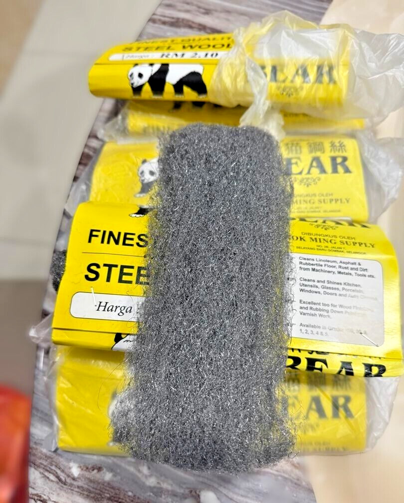 Finest Quality Steel Wool For Mutlipurpose Cleaning 40gm ± – 6 Packs