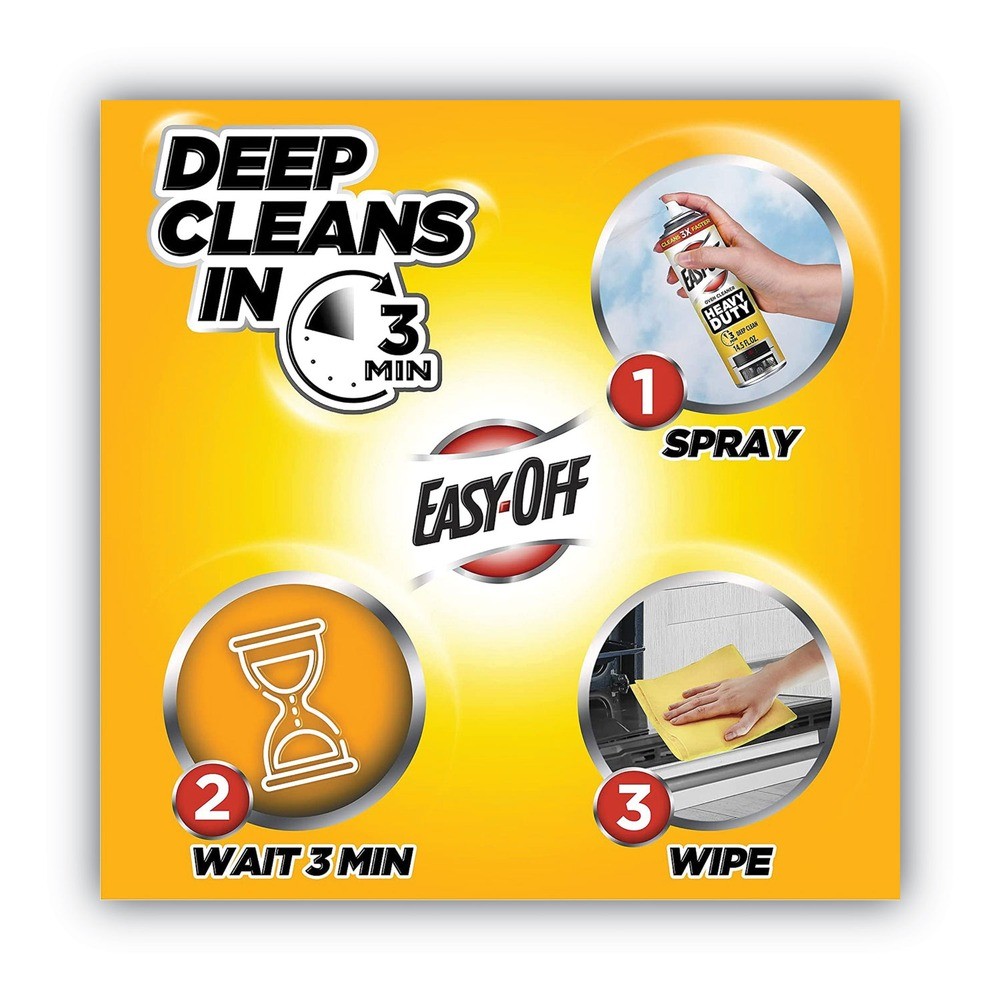 EASY-OFF 62338-87979 14.5 oz Heavy Duty Oven Cleaner – Fresh Scent New