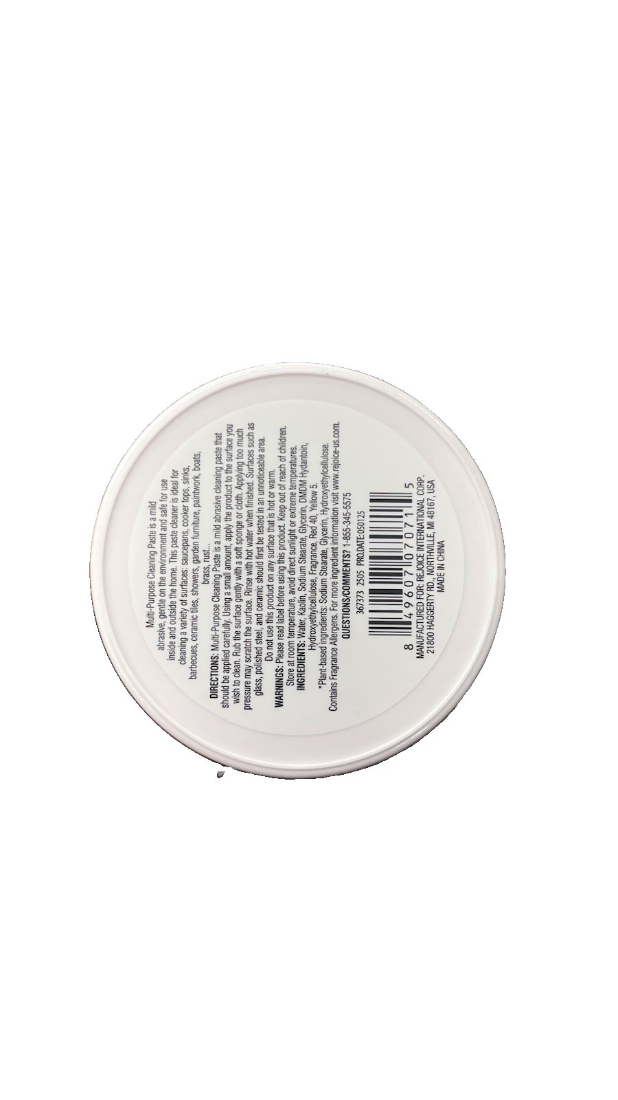 Multi-Purpose Cleaning Paste ~ Indoor/Outdoor Kitchen Bathroom Laundry – 6 OZ