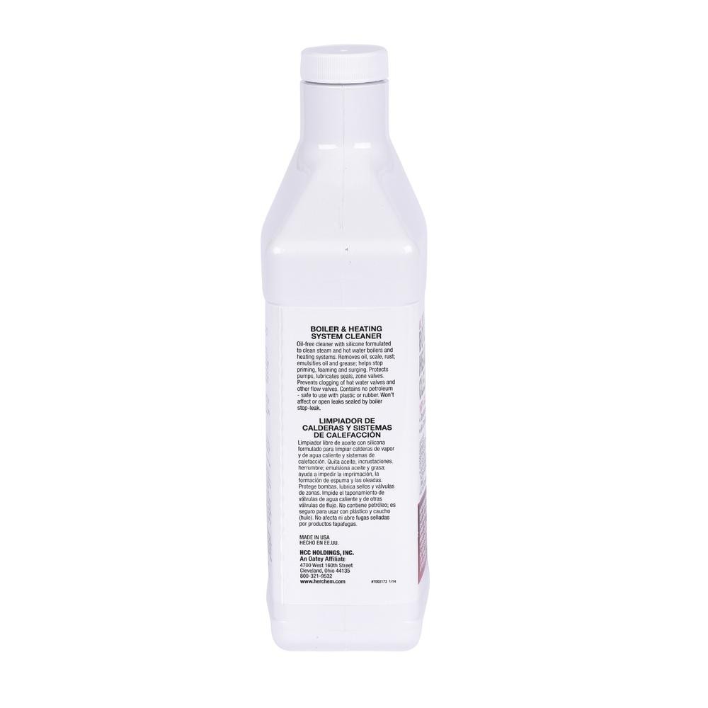Hercules 32 Oz. Heating System and Boiler Cleaner with Silicone