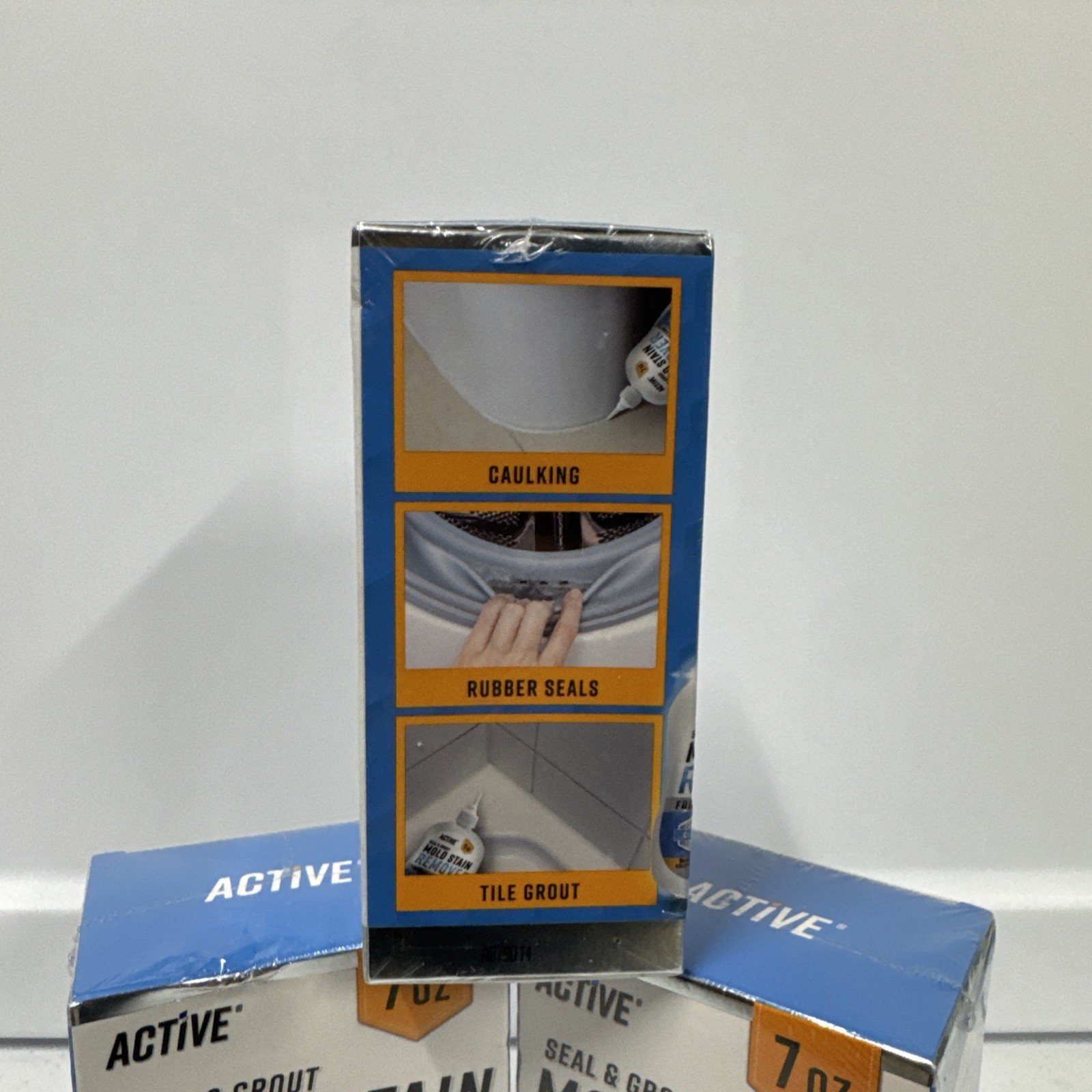 3 PK. Active MOLD STAIN REMOVER Seal & Grout Deep Clean (21 Oz TOTAL) NEW SEALED