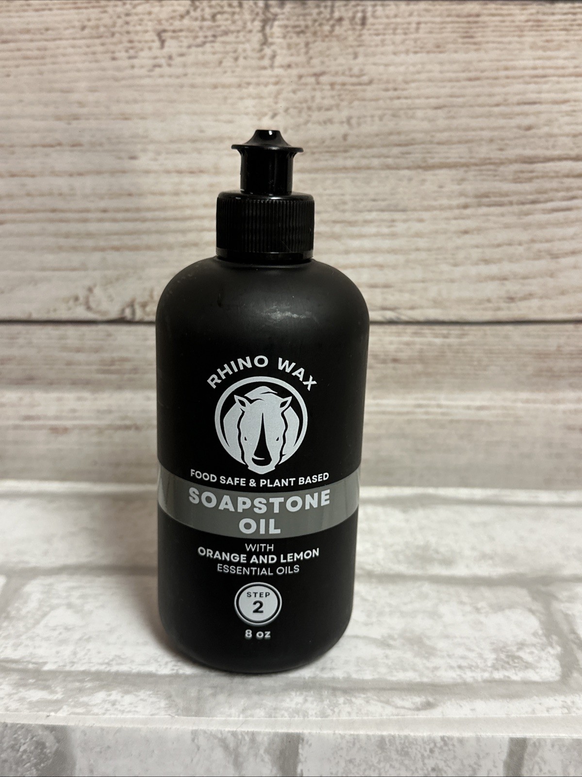 Rhino Wax Soapstone Wax Oil Sponge Combo Food Safe Plant Based Essential Oils
