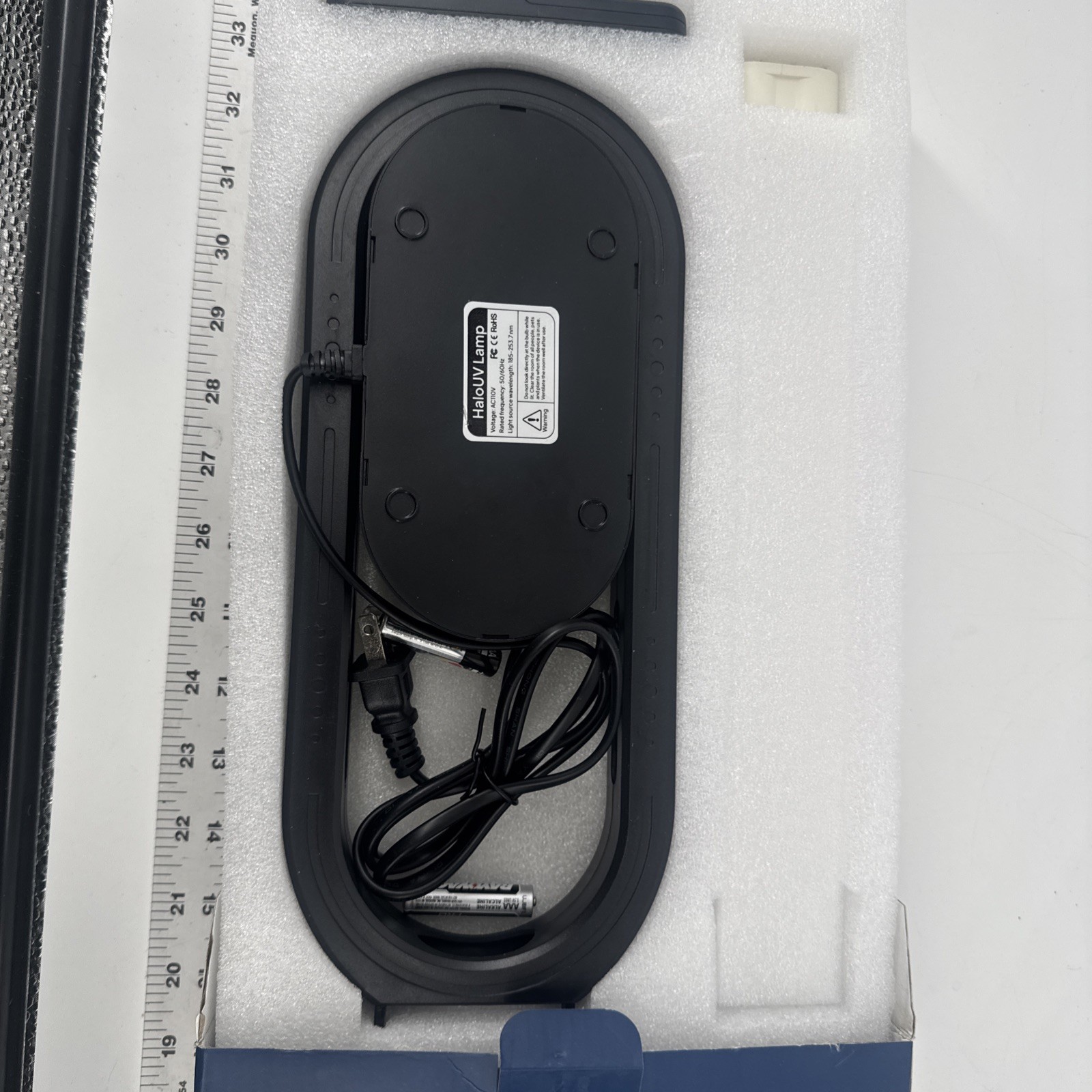 HaloUV Swissker by Swissklip Home Disinfection Device With Remote New Open Box