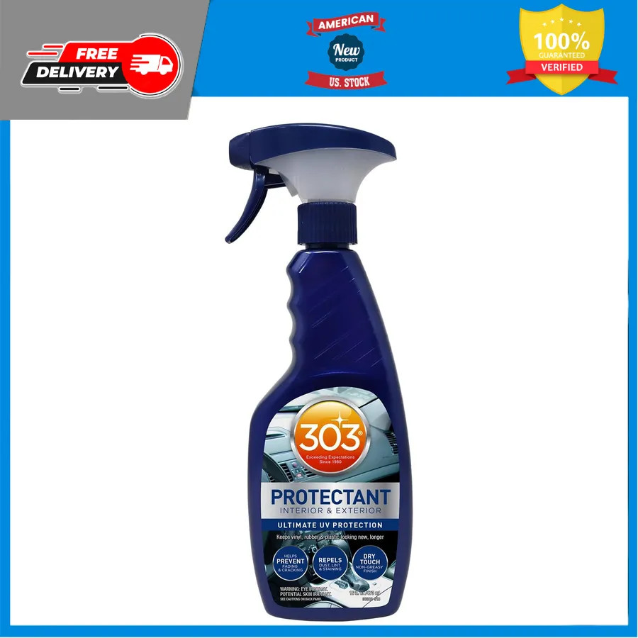 303 Automotive Protectant for Vinyl Plastic and Rubber 16 oz UV Protection