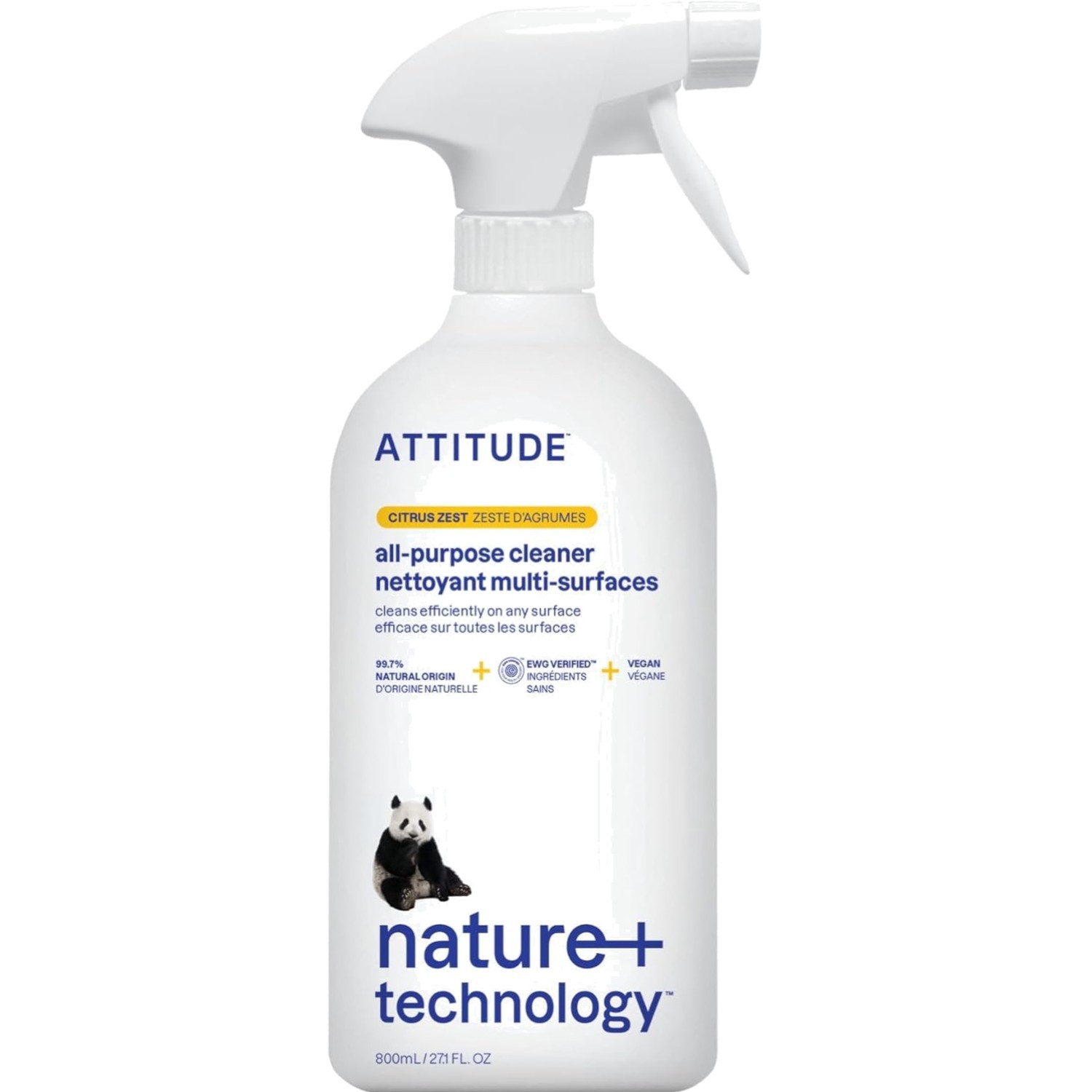 All Purpose Cleaner Spray, EWG Verified, , Citrus Zest, 27.1 Fl Oz