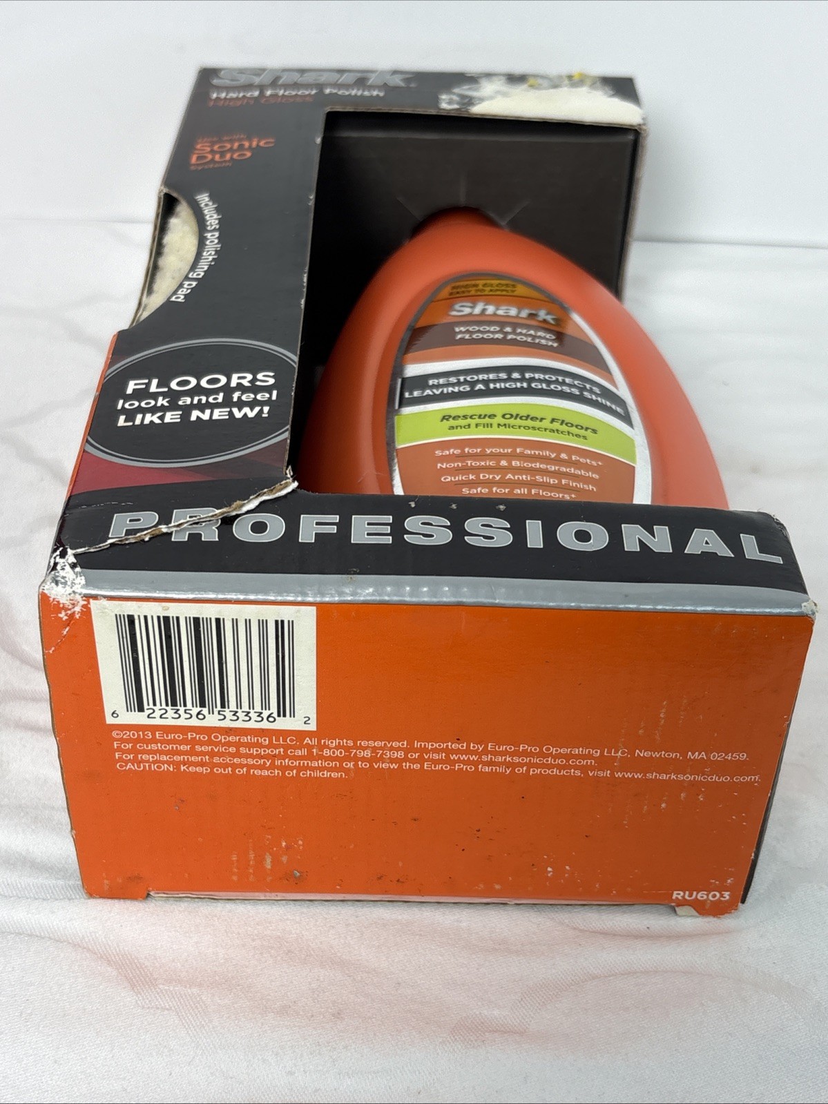 SHARK Wood & Hard Floor Cleaner Wood Floor Polish 28 oz. Discontinued NEW SEALED