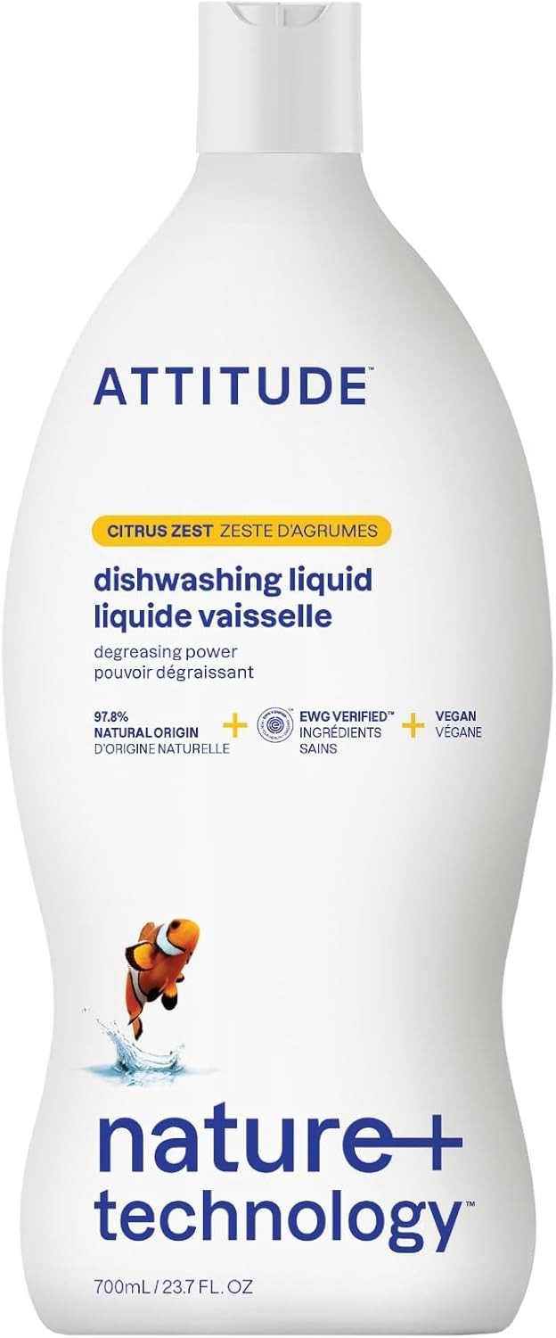 Dish Soap, EWG Verified, Plant-Based & Dishwashing Liquid, Naturally Derived…