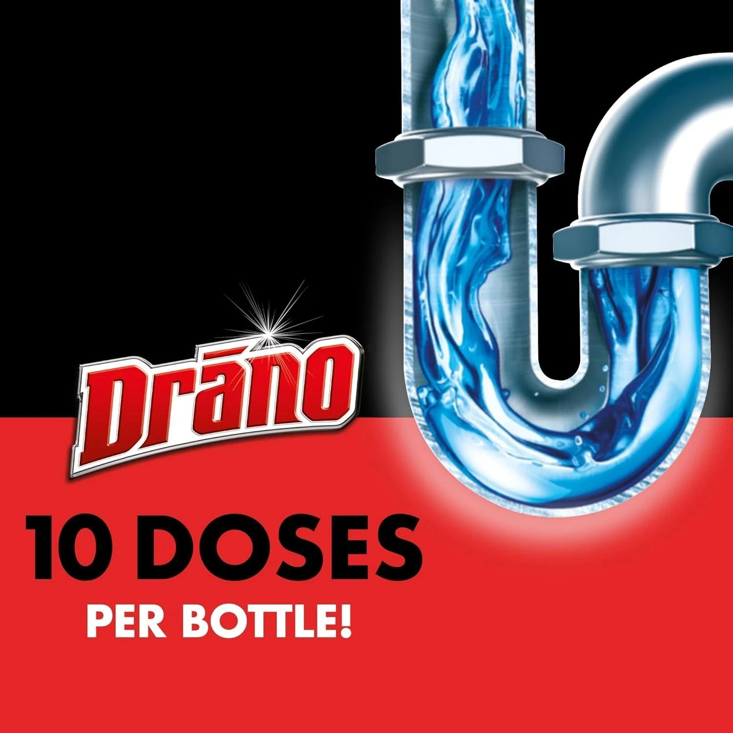 Drano Max Gel Drain Clog Remover, 160 Ounces, 2 Count