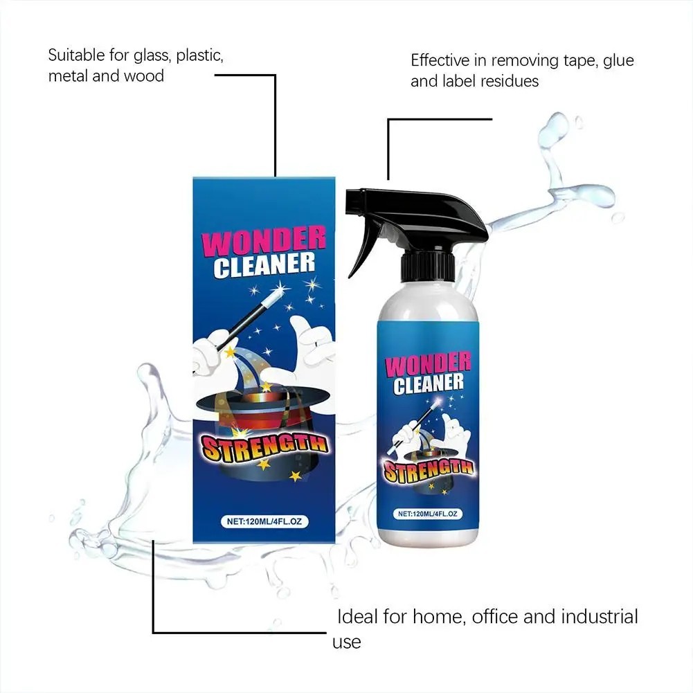 Adhesive Remover Spray – Fast Acting Glue Sticker & Tape Residue Cleaner for Car