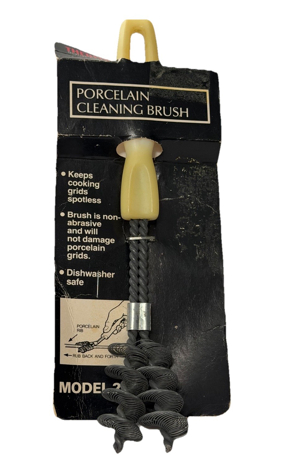 Vintage The Thermos Company Porcelain Cleaning Brush #2427 Made In USA