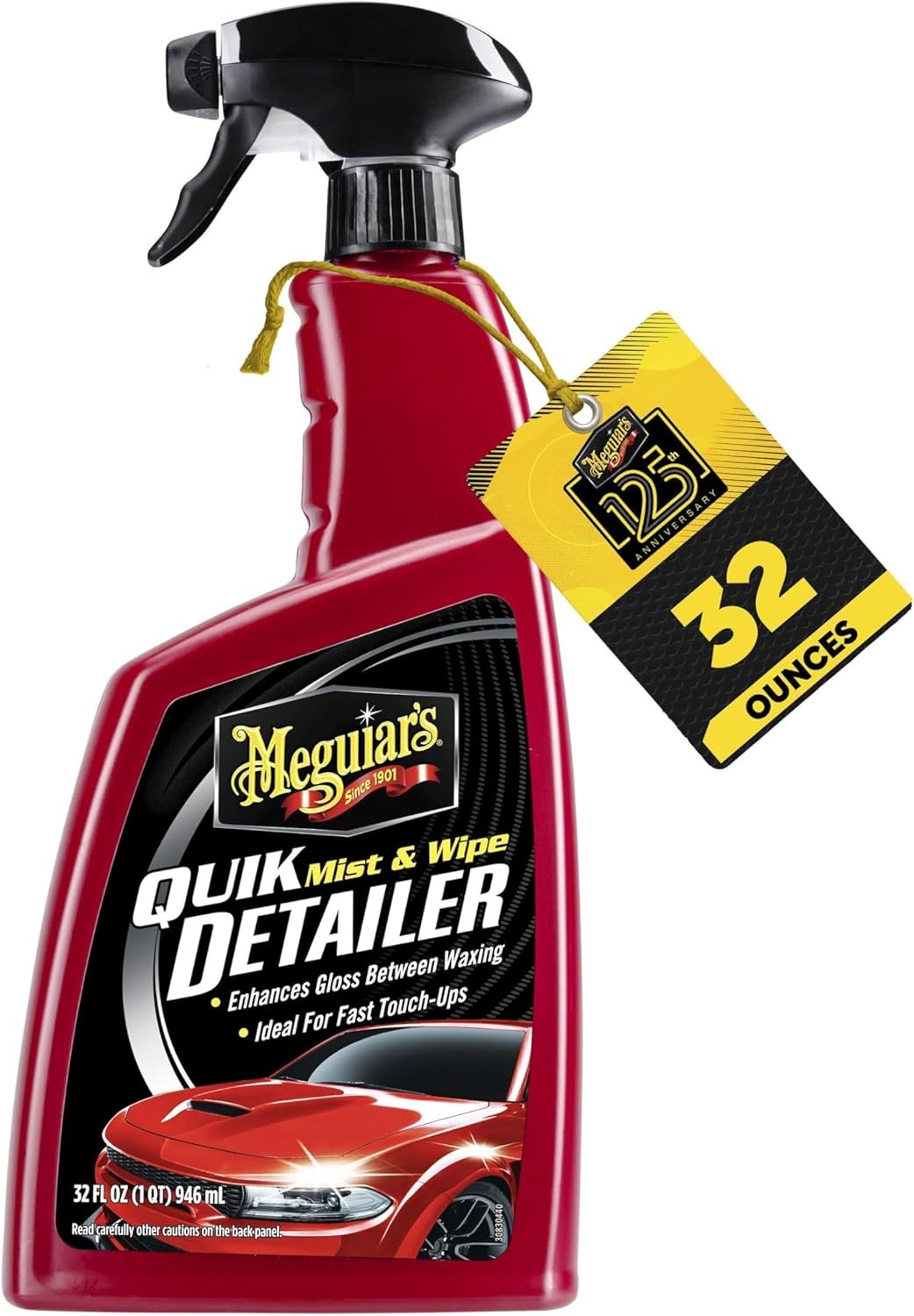 Meguiar’s Quik Detailer Mist & Wipe Car Detailing Spray 32 oz Paint Cleaner Shin